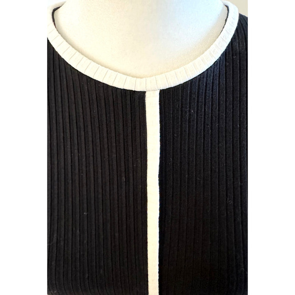 Hackwith Design House Ribbed Contrast Tee Size S (cropped stretchy y2k) - Picture 2 of 3